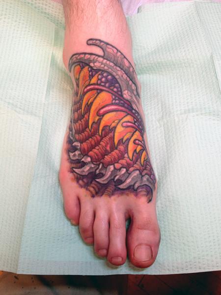 Jeff Johnson - Peters Biomech Foot Tattoo